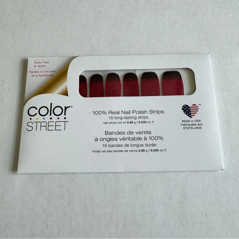 *Retired* Color Street: Bloody Gorgeous | Halloween Goth Red Black Glitter - Picture 3 of 16